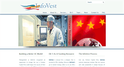 Desktop Screenshot of infovest.com